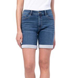 NEW Parasuco Knit Denim Shorts | Dark Blue